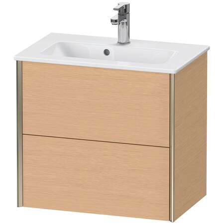Duravit Xviu Wall-Mounted Vanity Unit Brushed Oak XV41780B112